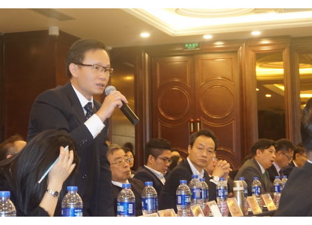7協會東莞分部副主席施金城發言