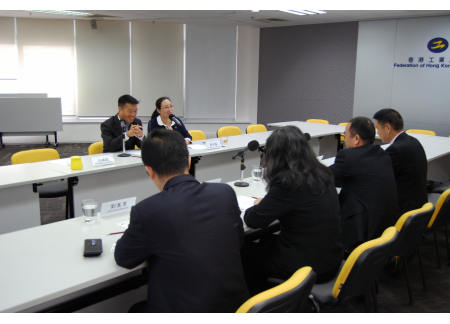 1劉澤武及其團隊拜訪工總